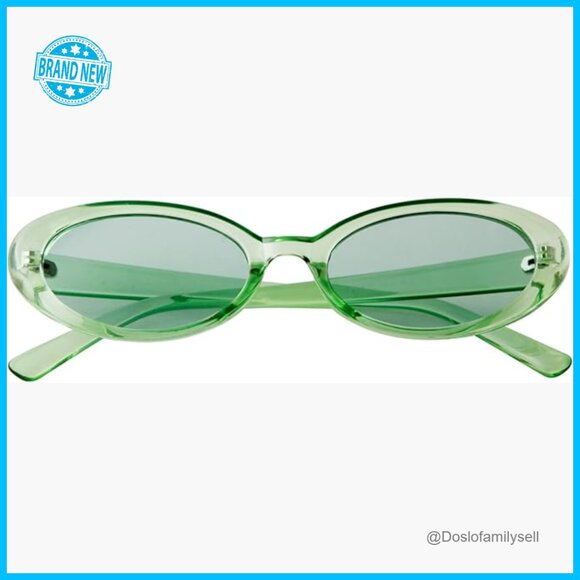 Retro Oval Sunglasses Y2K Vintage Chic Lightweight Festival Accessory main image 7